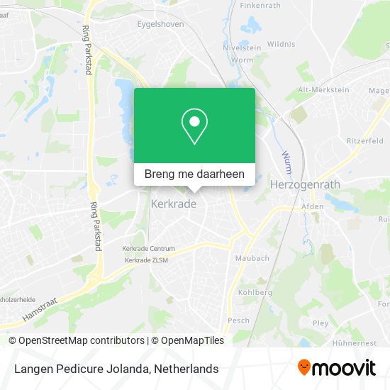 Langen Pedicure Jolanda kaart