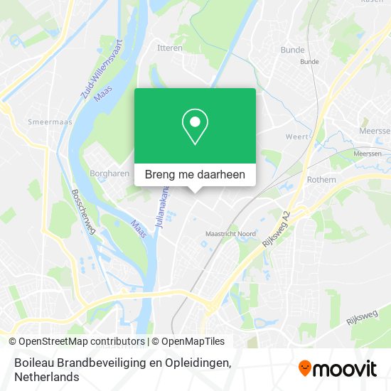 Boileau Brandbeveiliging en Opleidingen kaart