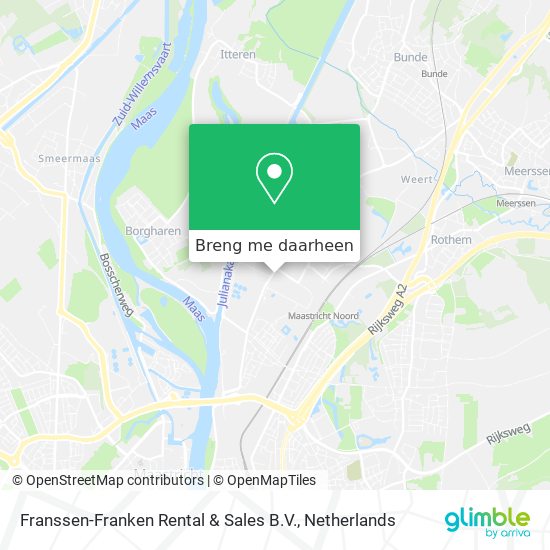 Franssen-Franken Rental & Sales B.V. kaart