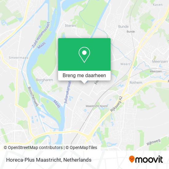 Horeca-Plus Maastricht kaart