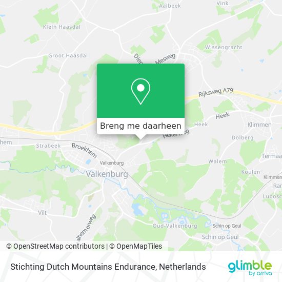 Stichting Dutch Mountains Endurance kaart