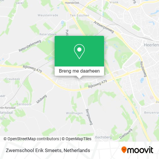 Zwemschool Erik Smeets kaart