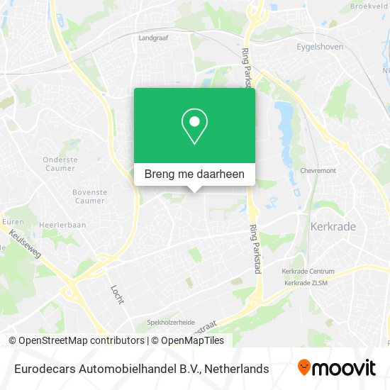 Eurodecars Automobielhandel B.V. kaart