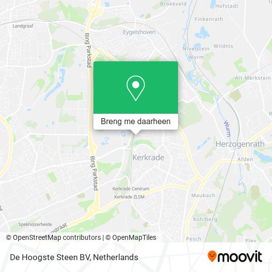 De Hoogste Steen BV kaart