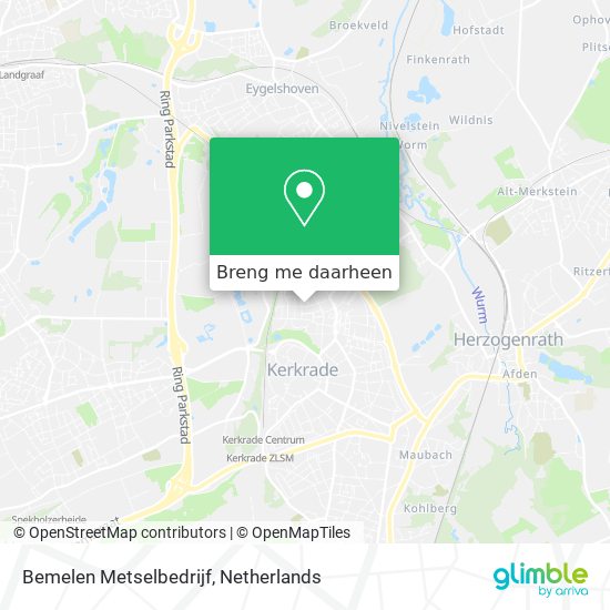 Bemelen Metselbedrijf kaart