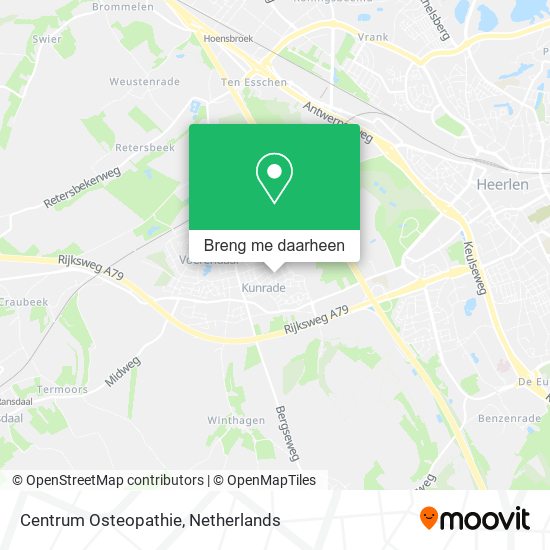 Centrum Osteopathie kaart