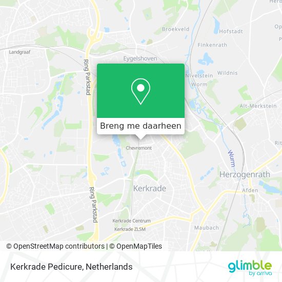 Kerkrade Pedicure kaart