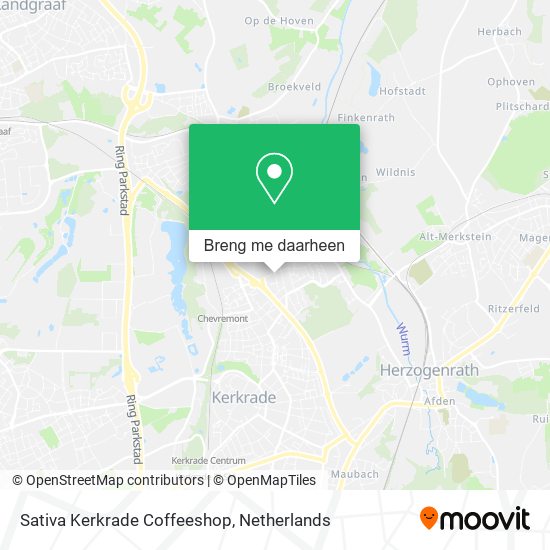 Sativa Kerkrade Coffeeshop kaart