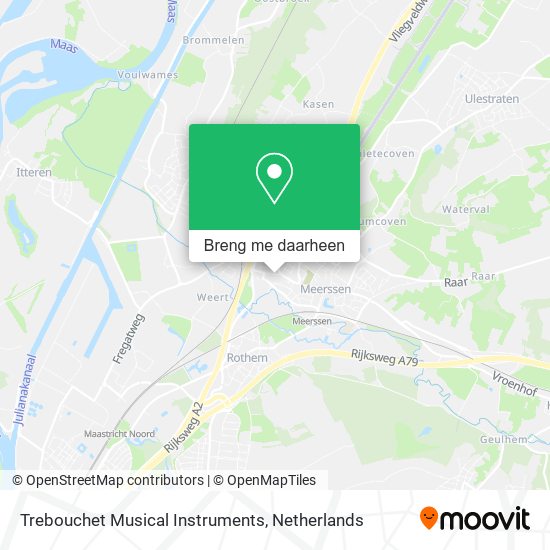 Trebouchet Musical Instruments kaart