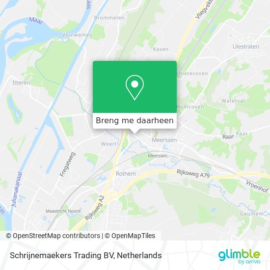 Schrijnemaekers Trading BV kaart