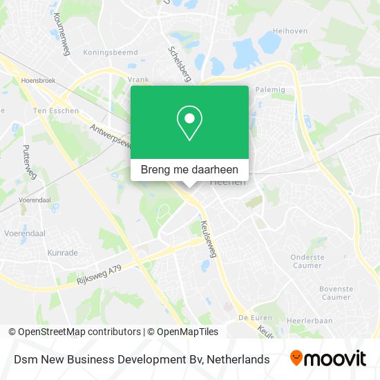Dsm New Business Development Bv kaart