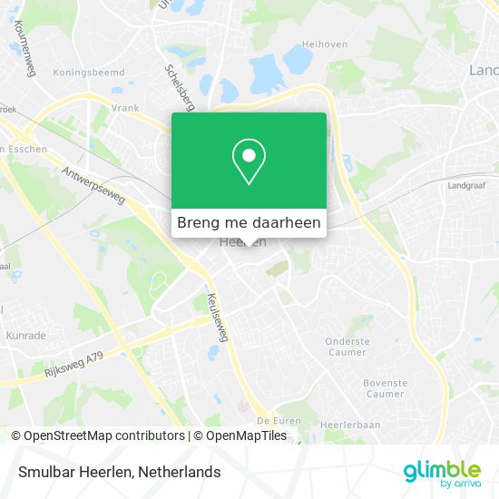 Smulbar Heerlen kaart