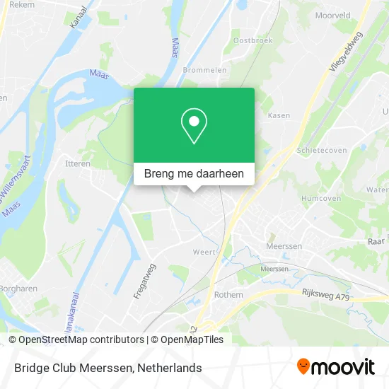 Bridge Club Meerssen kaart