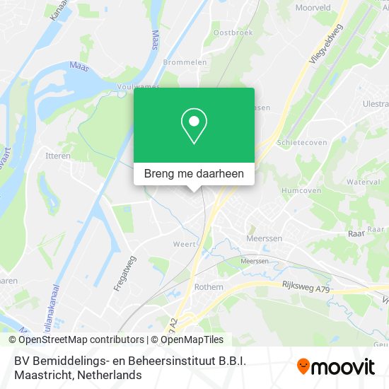 BV Bemiddelings- en Beheersinstituut B.B.I. Maastricht kaart