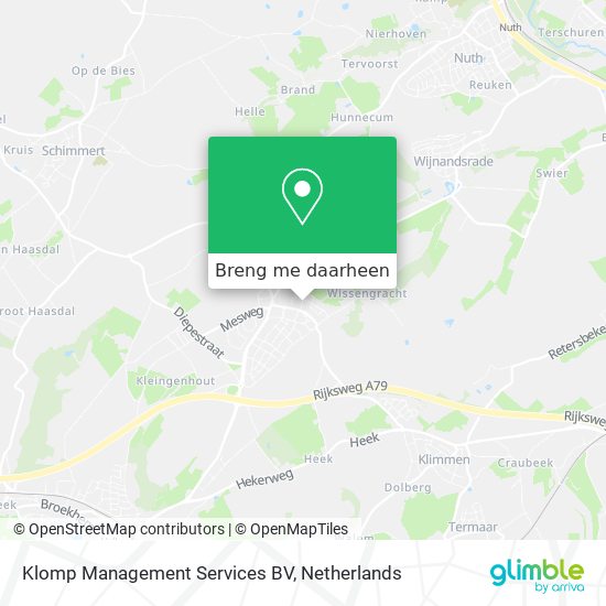 Klomp Management Services BV kaart