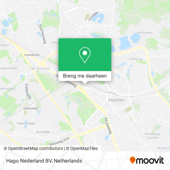 Hago Nederland BV kaart