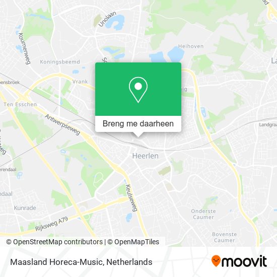 Maasland Horeca-Music kaart