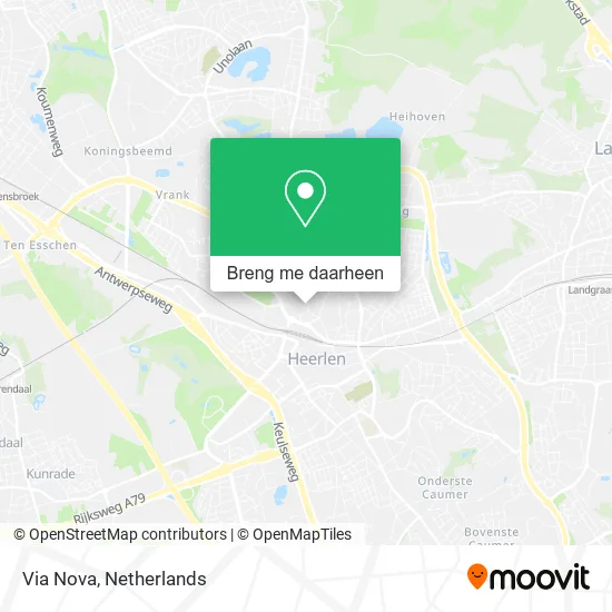 Via Nova kaart