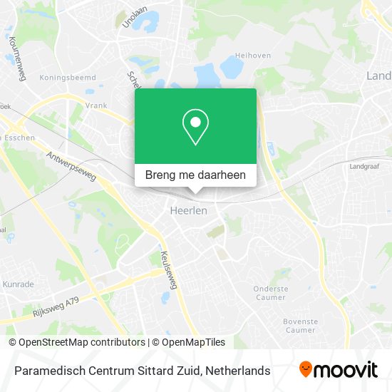 Paramedisch Centrum Sittard Zuid kaart