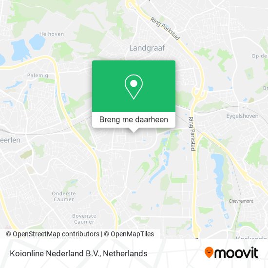 Koionline Nederland B.V. kaart