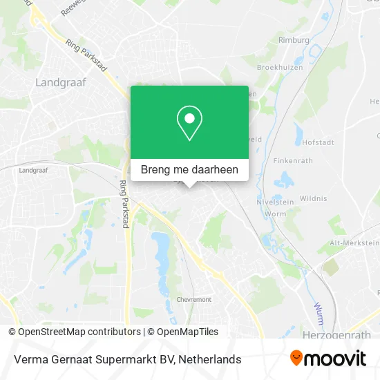 Verma Gernaat Supermarkt BV kaart