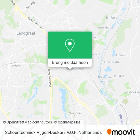 Schoentechniek Vijgen-Deckers V.O.F. kaart