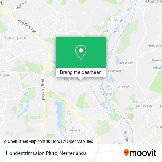 Hondentrimsalon Pluto kaart