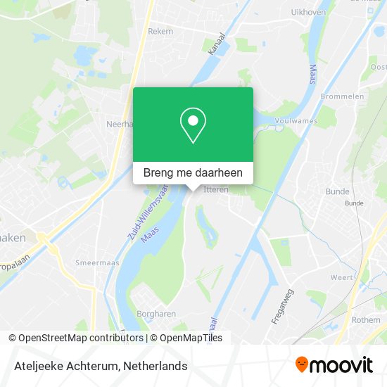 Ateljeeke Achterum kaart