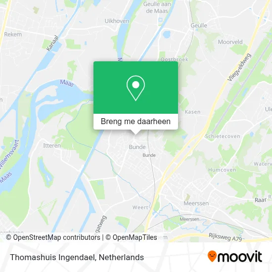 Thomashuis Ingendael kaart