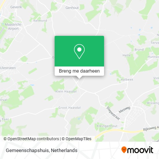 Gemeenschapshuis kaart