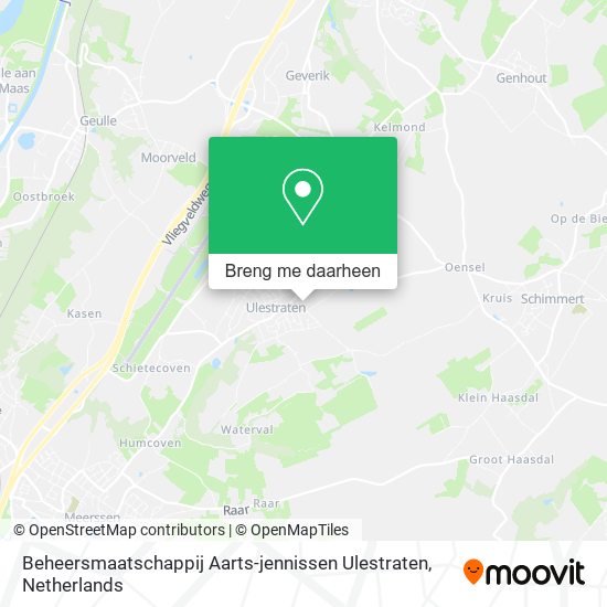 Beheersmaatschappij Aarts-jennissen Ulestraten kaart