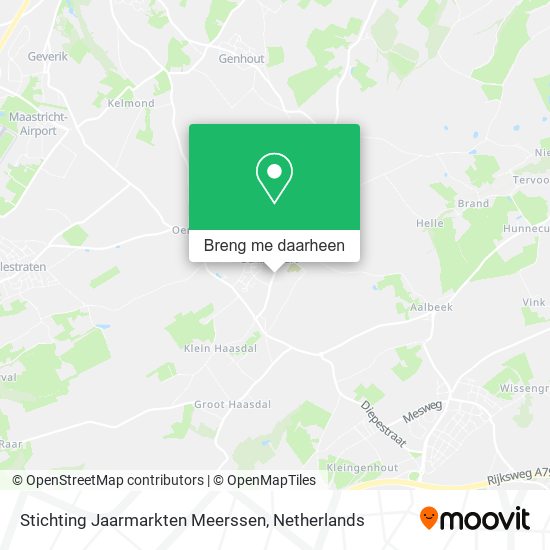 Stichting Jaarmarkten Meerssen kaart