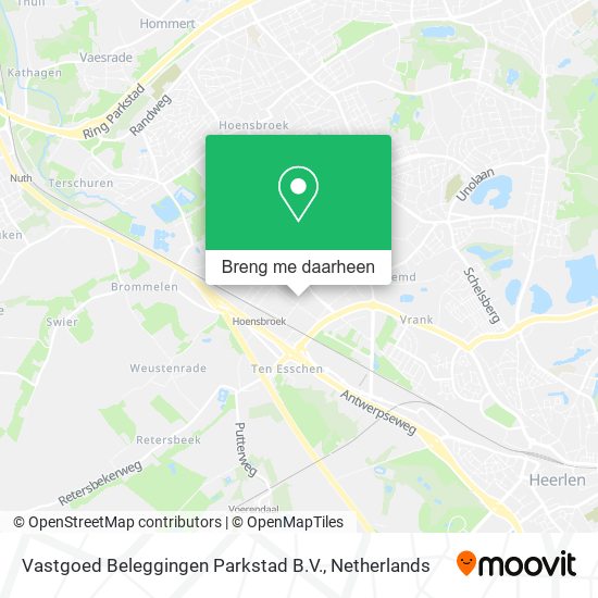 Vastgoed Beleggingen Parkstad B.V. kaart