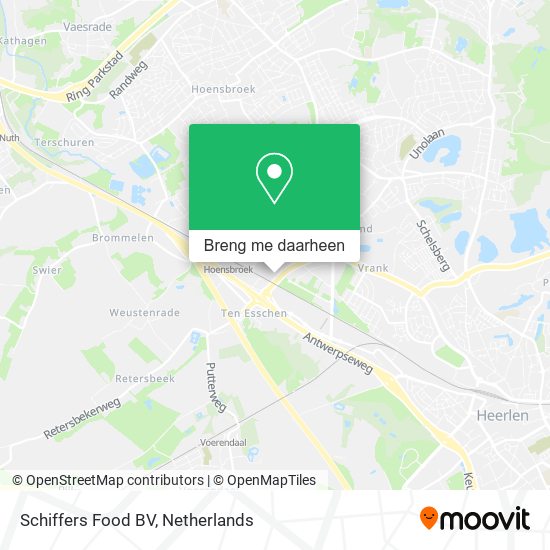 Schiffers Food BV kaart