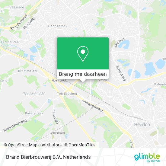 Brand Bierbrouwerij B.V. kaart