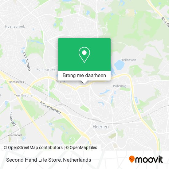 Second Hand Life Store kaart