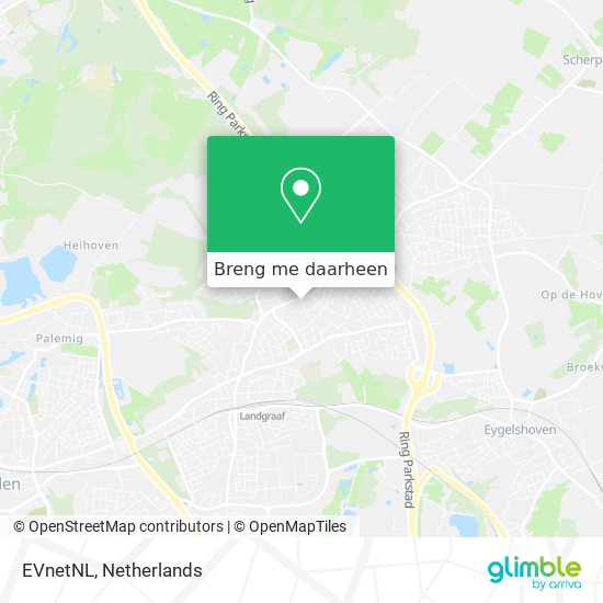 EVnetNL kaart