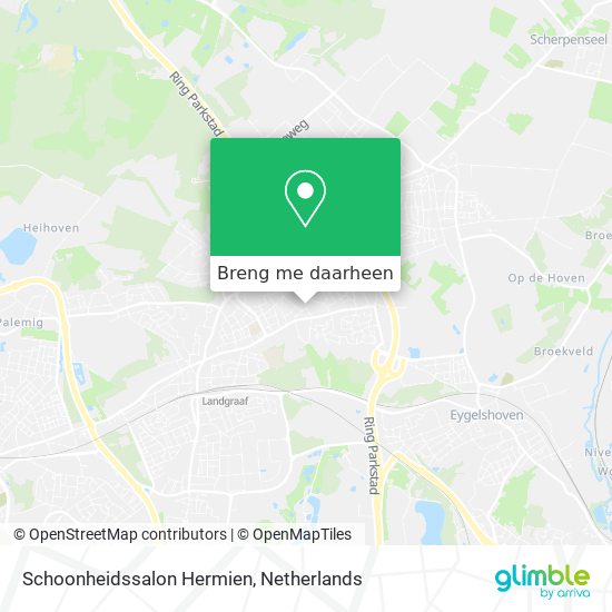 Schoonheidssalon Hermien kaart