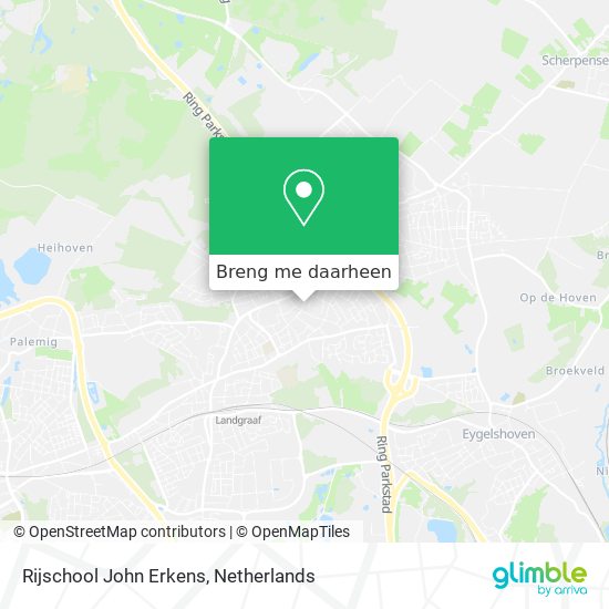 Rijschool John Erkens kaart