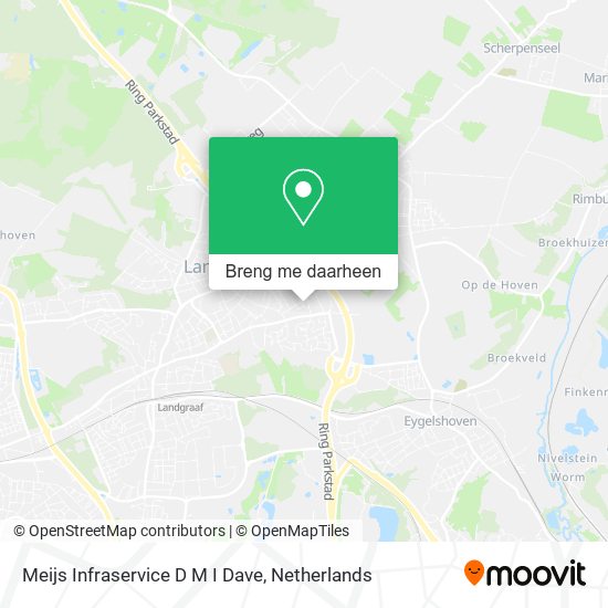 Meijs Infraservice D M I Dave kaart