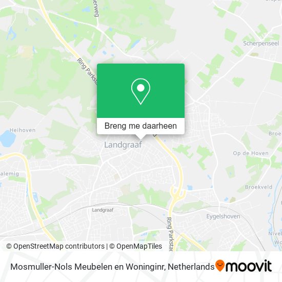 Mosmuller-Nols Meubelen en Woninginr kaart