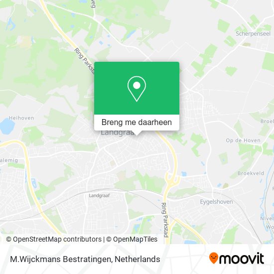 M.Wijckmans Bestratingen kaart