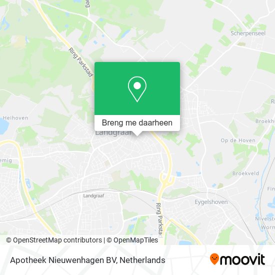 Apotheek Nieuwenhagen BV kaart