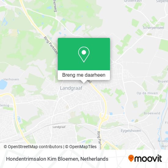 Hondentrimsalon Kim Bloemen kaart