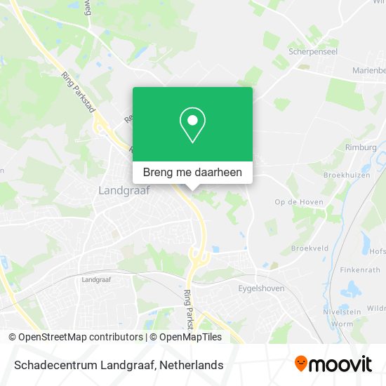 Schadecentrum Landgraaf kaart