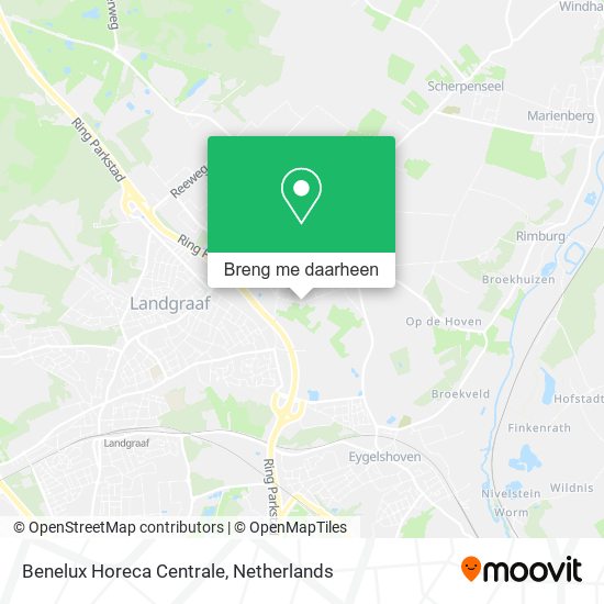 Benelux Horeca Centrale kaart