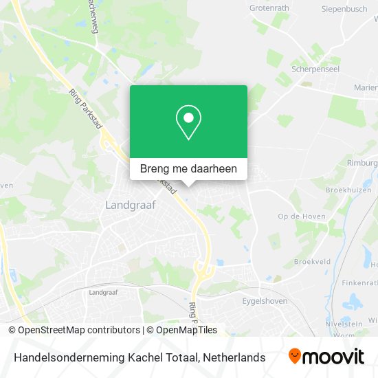 kwaad Verschrikking Betasten Hoe gaan naar Handelsonderneming Kachel Totaal in Landgraaf via Bus of  Trein?