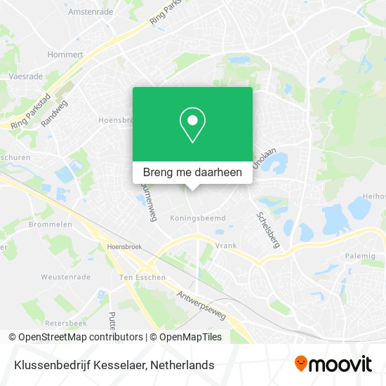 Klussenbedrijf Kesselaer kaart