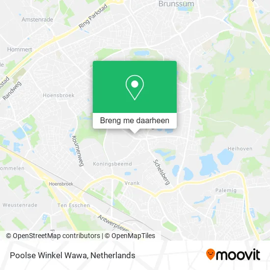 Poolse Winkel Wawa kaart