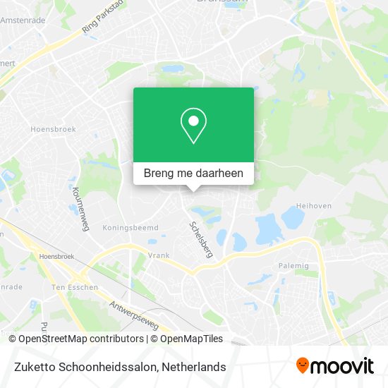 Zuketto Schoonheidssalon kaart